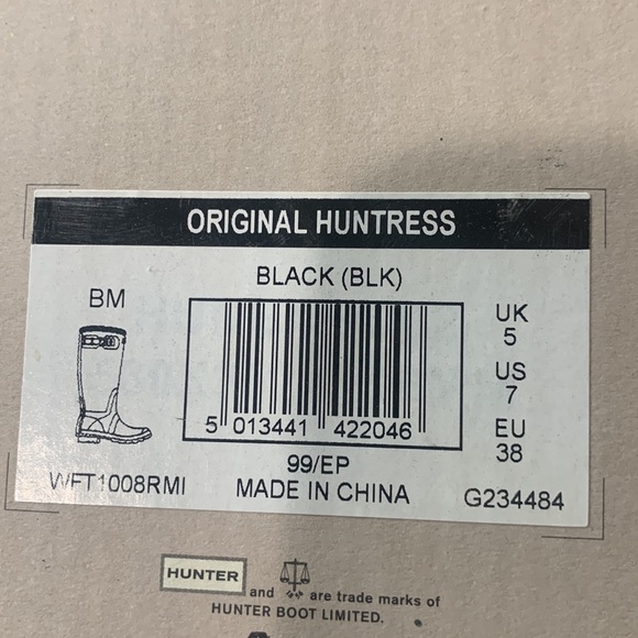 Hunter Tall Rain boots “Huntress” - Picture 2 of 2